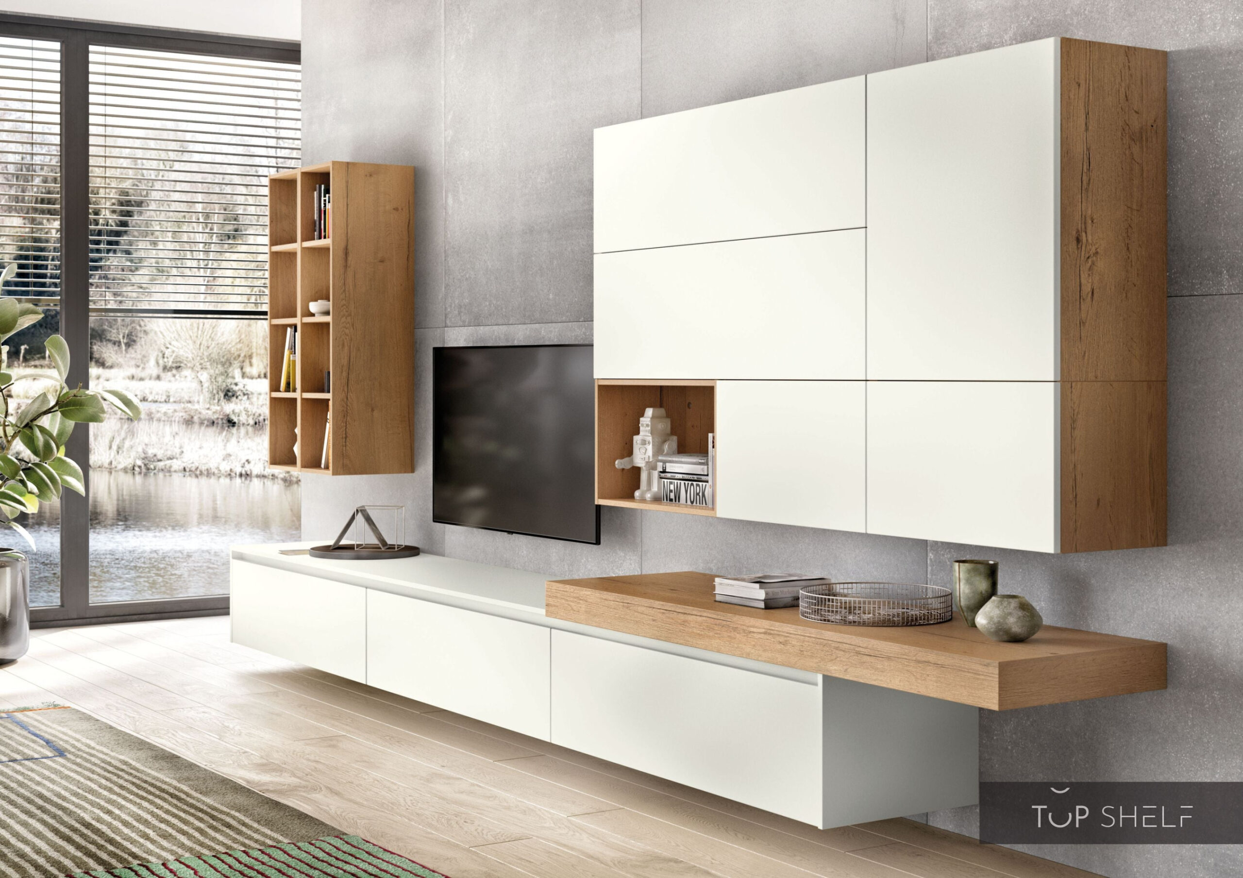 nobilia wall unit lowboards living room set  cm Fashion